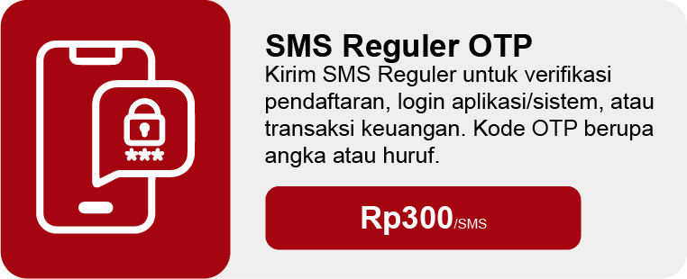 SMS Reguler K1NG Harga OTP