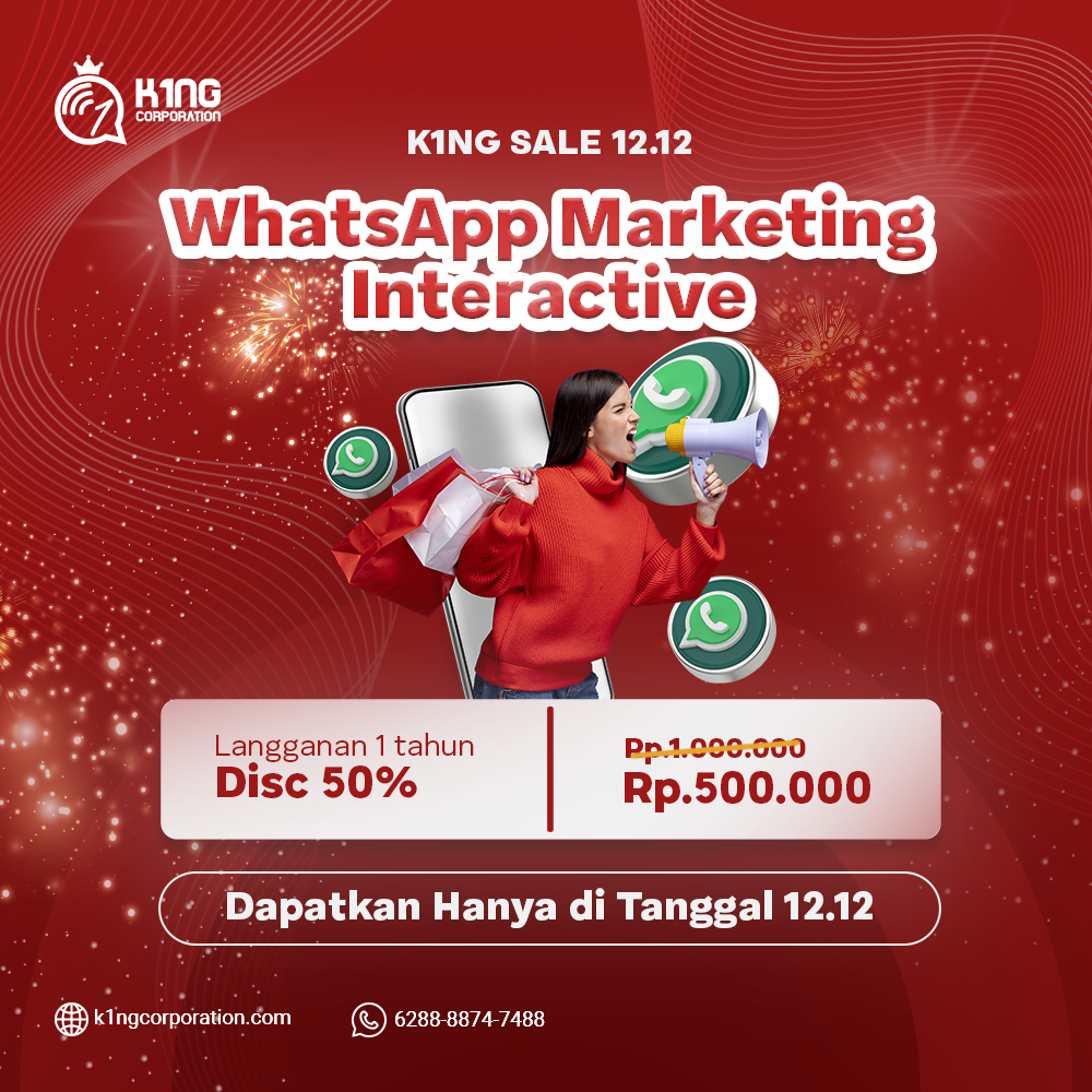 whatsapp marketing interactive promo akhir tahun